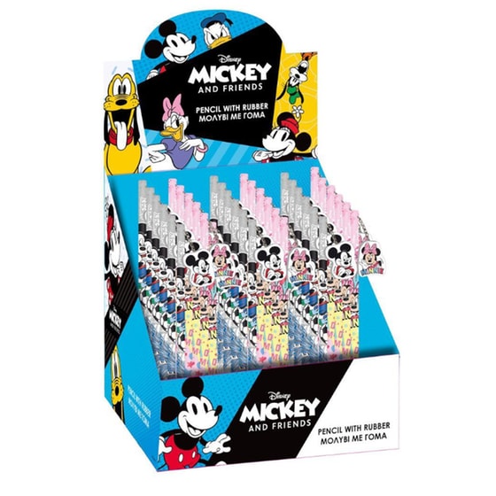 Μολύβι με Γόμα Διακάκης ΑΕ Disney Mickey - Minnie Mouse image 0
