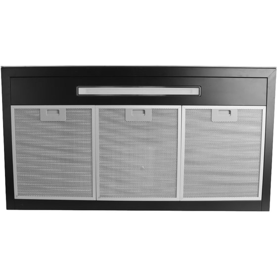 LEXICAL LRH-9560-2 90 cm Μαύρο Καμινάδα - Τζάκι Απορροφητήρας image 3