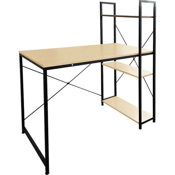 Γραφείο 24Mall 120x60x122cm Μαύρο - Beech image 0