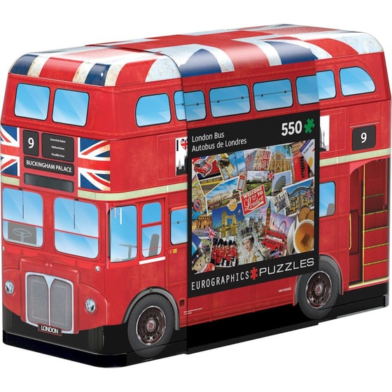 Παζλ Eurographics London Bus Tin (550 Κομμάτια) image 0