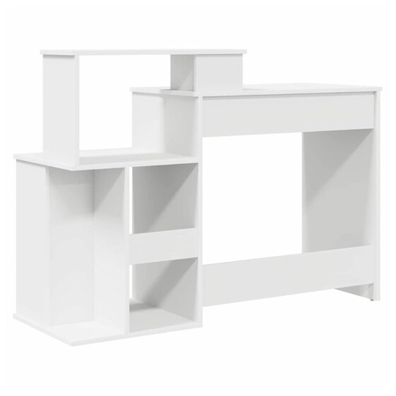 Γραφείο VidaXL από Επεξεργασμένο Ξύλο 120,5x44x88,5 cm - Λευκό image 6