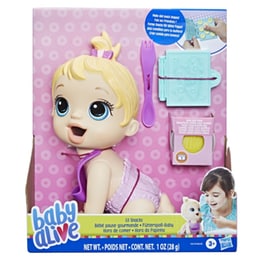 Hasbro Κούκλα Baby Alive Lil Snacks Doll - Blonde Hair - (F2617)