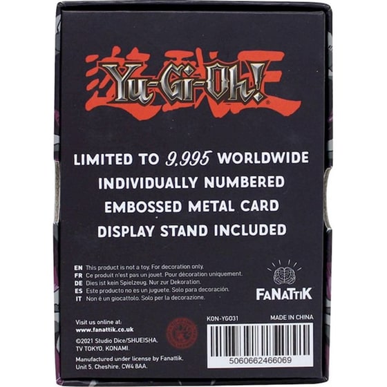 Yu-gi-oh! Κάρτες  Summoned Skull Plated Card (LE9995) image 3