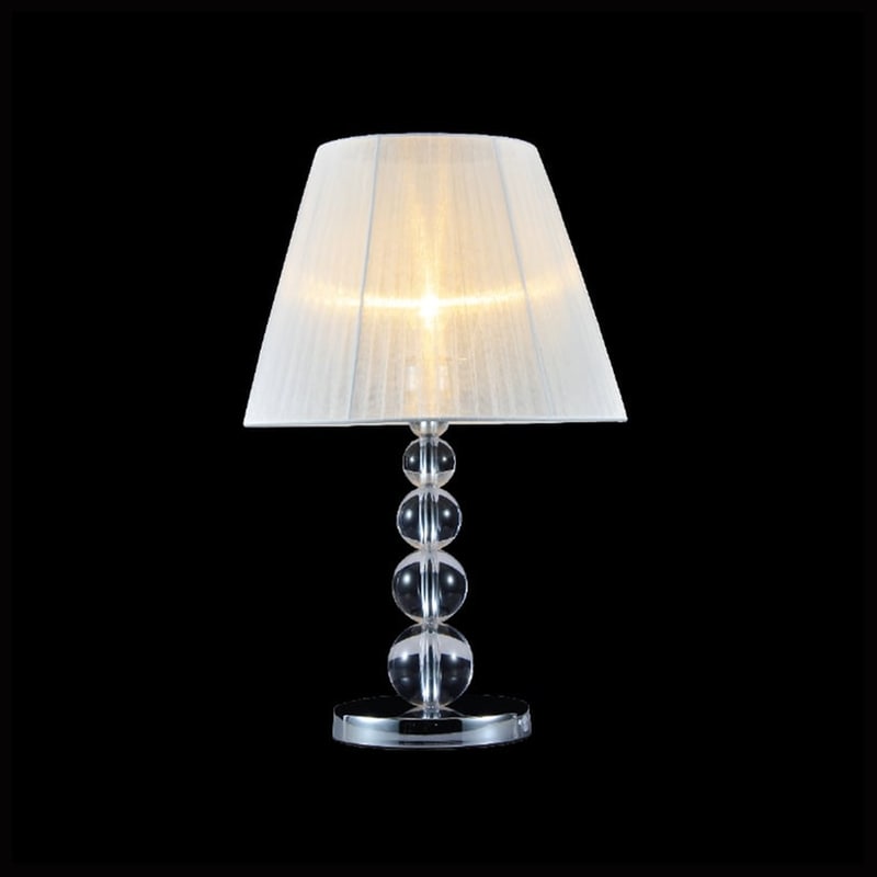 Πορτατίφ Aca Olivia Ad477211 Μεταλλικό 35x35x55 cm - Ασημί/Λευκό