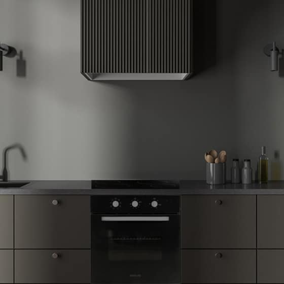 DAVOLINE PBB7508BL 75 Lt Μαύρο Εντοιχιζόμενος Σετ Φούρνος και Εστία image 5