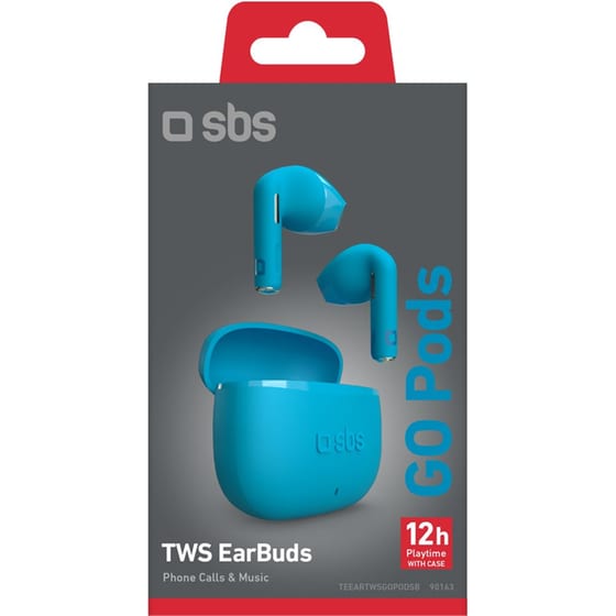 Ακουστικά Bluetooth SBS Go Pods TWS - Light blue image 1