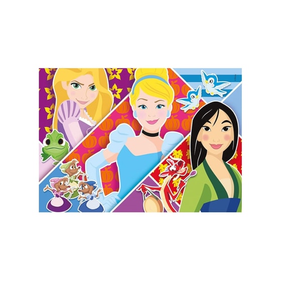 Παιδικό Σετ Παζλ Clementoni Super Color Disney Princess (20/20 Κομμάτια) image 2