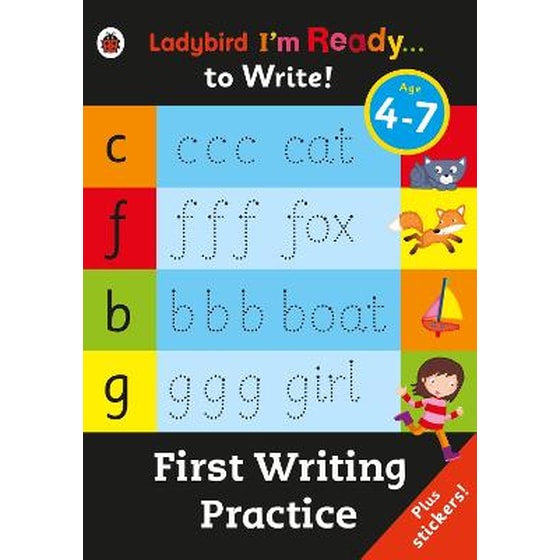 First Writing Practice- Ladybird I'm Ready to Write Sticker Activity Book image 0