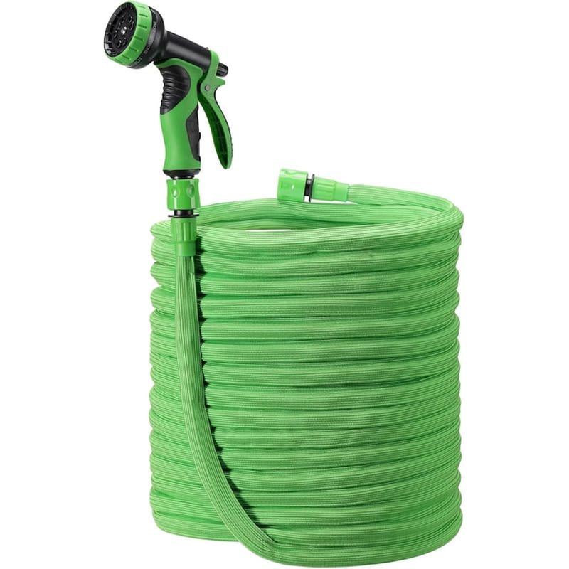 NAVARIS Λάστιχο Ποτίσματος Navaris Flexible Garden Hose Επεκτεινόμενο 15-30m - Πράσινο