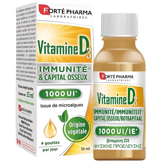 Forte Pharma Vitamin D3 1000UI - 15ml image 0