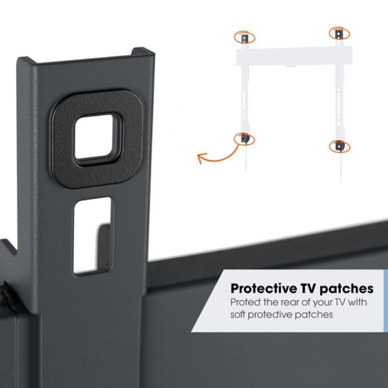 Βάση Τηλεόρασης Επιτοίχια Vogels TVM 3213 με Κλίση 19" - 43" έως 15kg image 1