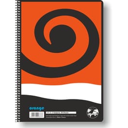 Τετράδιο Σπιράλ Globus A4 Orange 2 Θεμάτων 60 Φύλλων (1 Τεμάχιο)