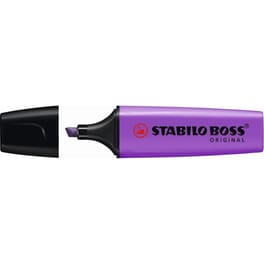 Μαρκαδόροι Υπογράμμισης Stabilo Boss 70/55 Μωβ (10 Τεμάχια)