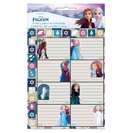 Αυτοκόλλητες Ετικέτες GIM με αυτοκόλλητα Frozen 2 (1 Φύλλo - 8 Τεμάχια)