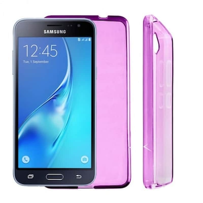 Θήκη Samsung Galaxy J3 2016 - Volte-Tel Slimcolor TPU - Διάφανο Ροζ