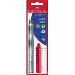Σετ Μολύβια με γόμα Faber Castell Grip 2001