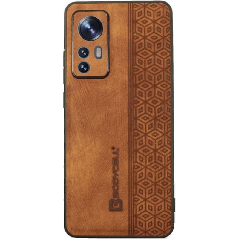 BODYCELL Θήκη Xiaomi 12 / 12X - Bodycell Pattern Leather - Brown