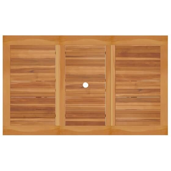 Vidaxl Σετ Τραπεζαρίας Κήπου 7 Τεμ. Από Μασίφ Ξύλο Teak Με Μαξιλάρια image 4