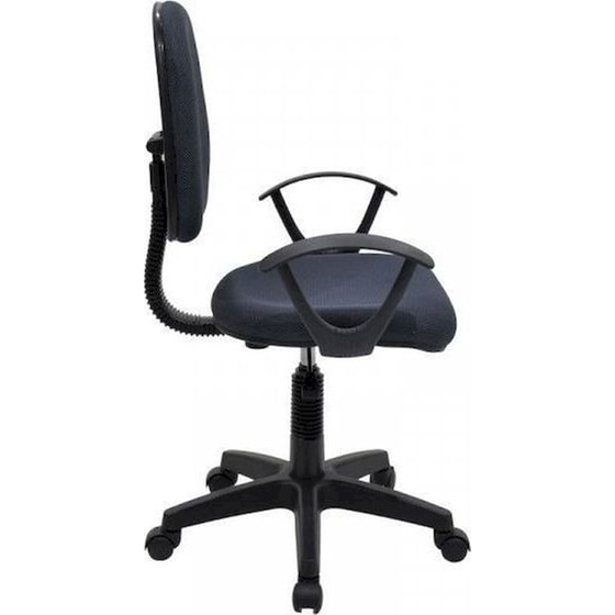 Καρέκλα Γραφείου ArteLibre Δάφνη Υφασμάτινη - Μαύρη image 3