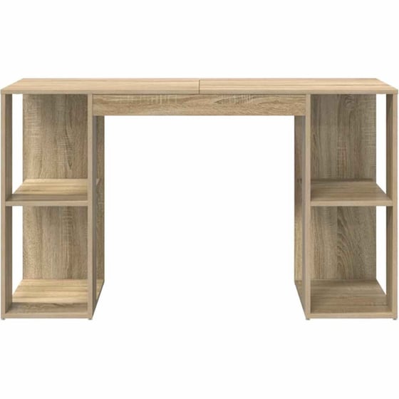 Γραφείο VidaXL από Επεξεργασμένο Ξύλο 130x50,5x75 cm - Sonoma Δρυς image 4