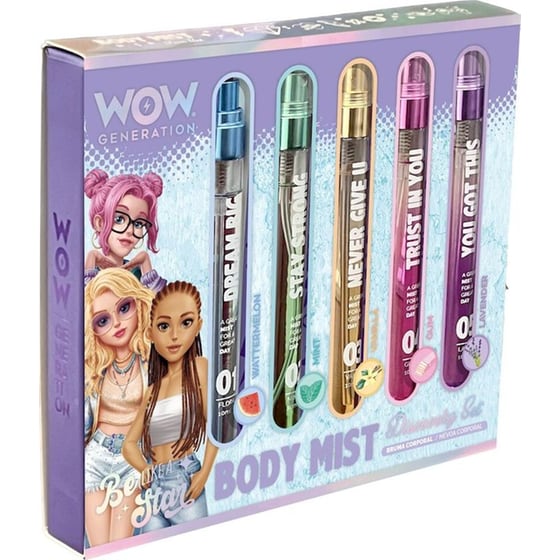 WOW Generation Παιδικό Σετ Σπρέι Αρώματα Σώματος Body Mist 5 Τμχ image 1