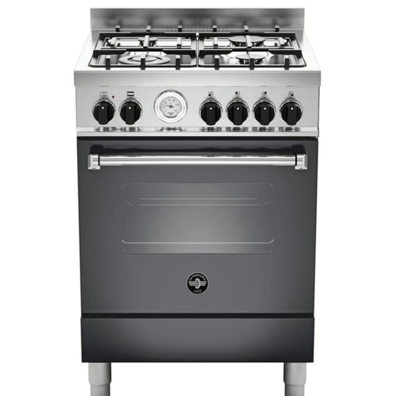 LA GERMANIA LA GERMANIA AMN664ENET(GN) 56 Lt Μαύρο Κουζίνα Μεικτή Φυσικού Αερίου