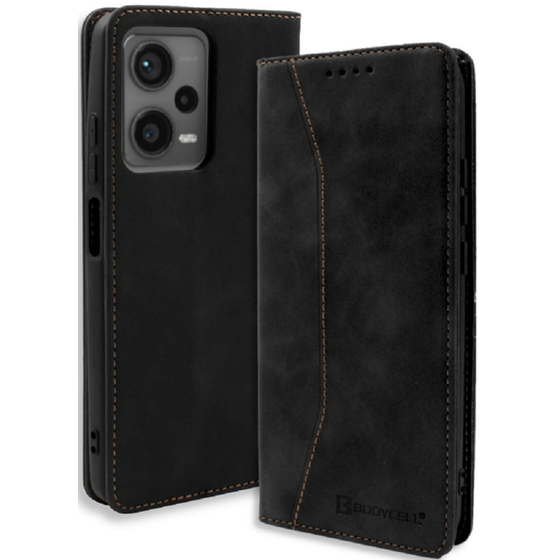 Θήκη Πορτοφόλι Xiaomi Redmi Note 12 Pro Plus - Bodycell - Μαύρο image 0