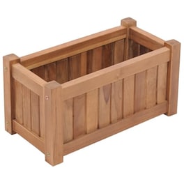 Vidaxl Ζαρντινιέρα 50 X 25 X 25 Εκ. Από Μασίφ Ξύλο Teak