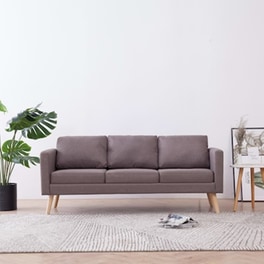 Τριθέσιος Καναπές VidaXL 168x70cm - Taupe