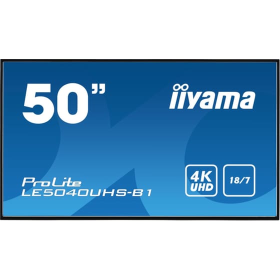 Iiyama ProLite LE5040UHS-B1 50'' 4K UHD VA Flat 60Hz 8ms image 0