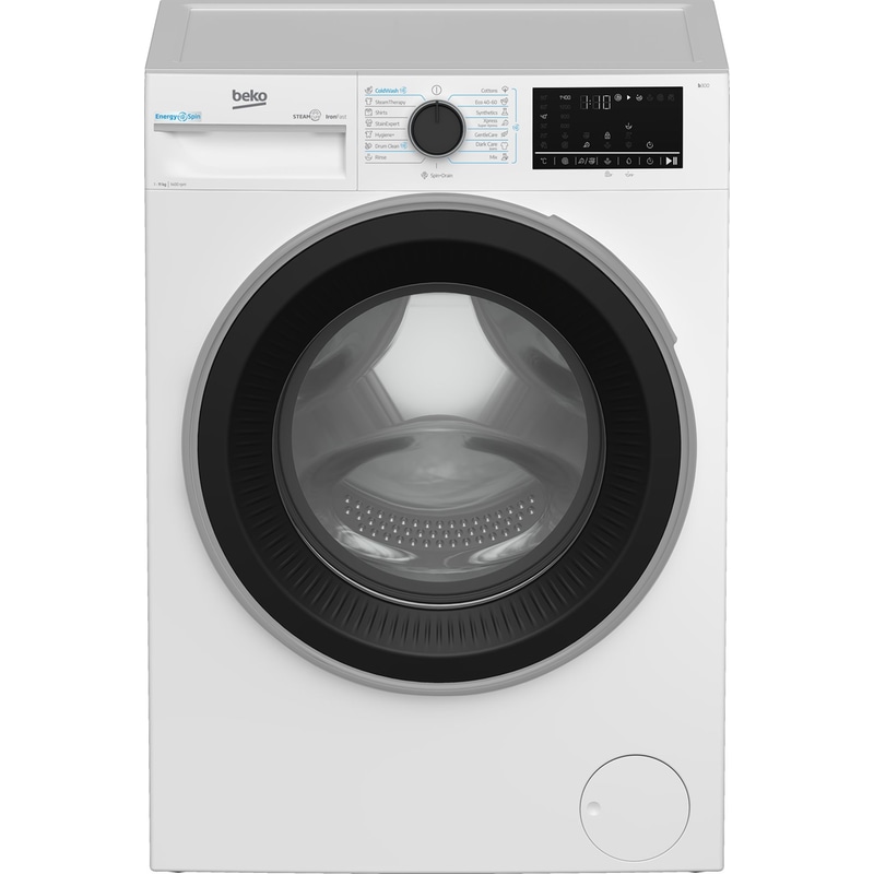 BEKO B3WFT411415WB ES 11 kg 1.400 Στροφές Λευκό Πλυντήριο Ρούχων