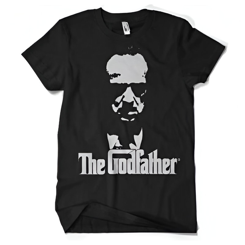 HYBRIS T-shirt Hybris The Godfather Shadow - Μαύρο