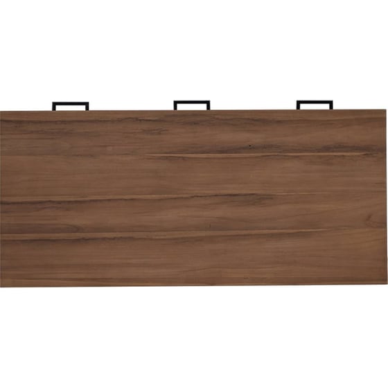 Γραφείο VidaXL με Συρτάρια από Μασίφ Ξύλο Teak 110x50x75 cm - Φυσικό image 2