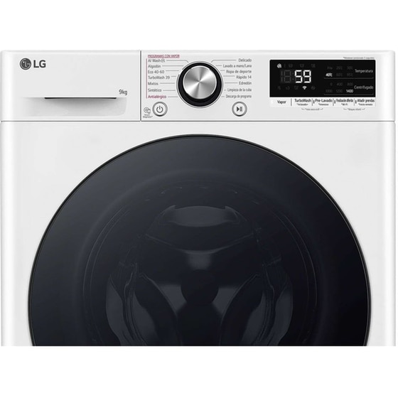 LG F4R7009TSWB 9 kg 1.400 Στροφές Λευκό με Wi-Fi Πλυντήριο Ρούχων image 5
