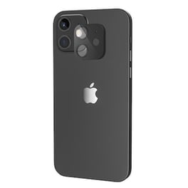 Προστατευτικό καμερών Apple iPhone 12 Mini - Hoco 3d Metal Frame Film Tempered Glass Black