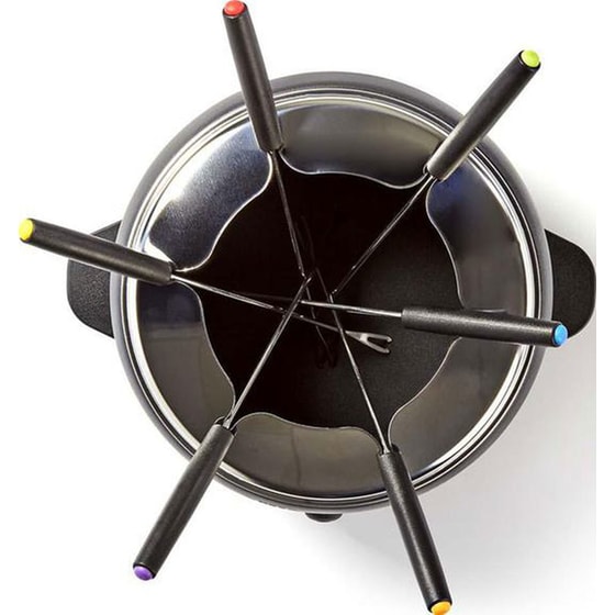 NEDIS FCFO110EBK6 800 W 2.3 L Μαύρο Συσκευή Για Φοντύ image 1