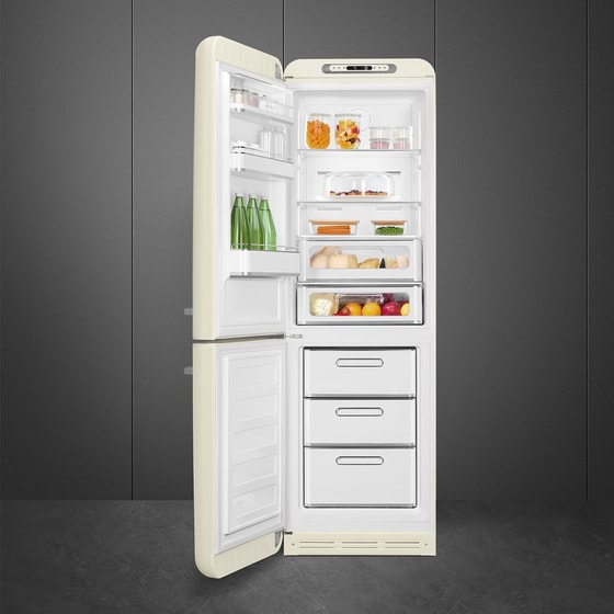 SMEG FAB32LCR6 332 Lt Total No Frost Μπεζ Ψυγειοκαταψύκτης image 2