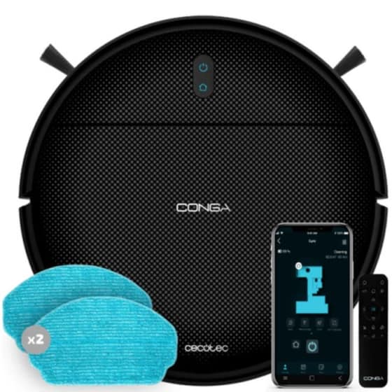 CECOTEC Conga 999 Map X-Treme CEC-08066 για Σκούπισμα & Σφουγγάρισμα Μαύρο Σκούπα Ρομπότ image 0