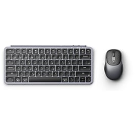 Keychron B1 Pro Combo Ultra-Slim Ασύρματο Bluetooth Σετ Πληκτρολόγιο & Ποντίκι - Space Grey