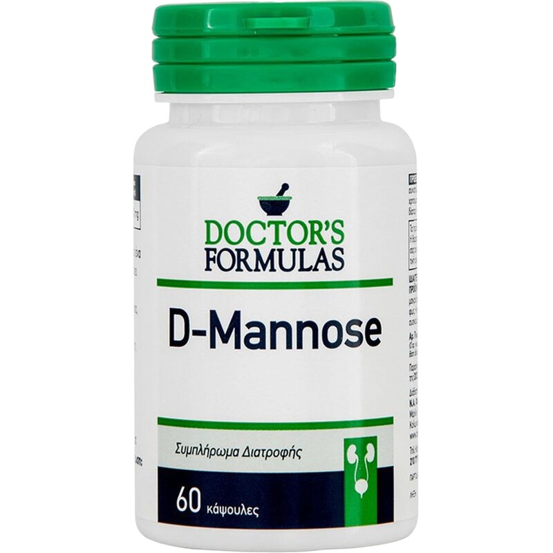 Ειδικό Συμπλήρωμα Doctors Formulas D-mannose - 60 κάψουλες