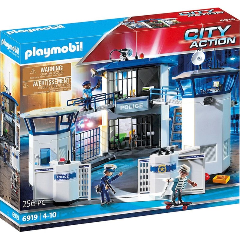 PLAYMOBIL PLAYMOBIL® City Action Αρχηγείο Αστυνομίας και Φυλακή Ασφαλείας (6919)