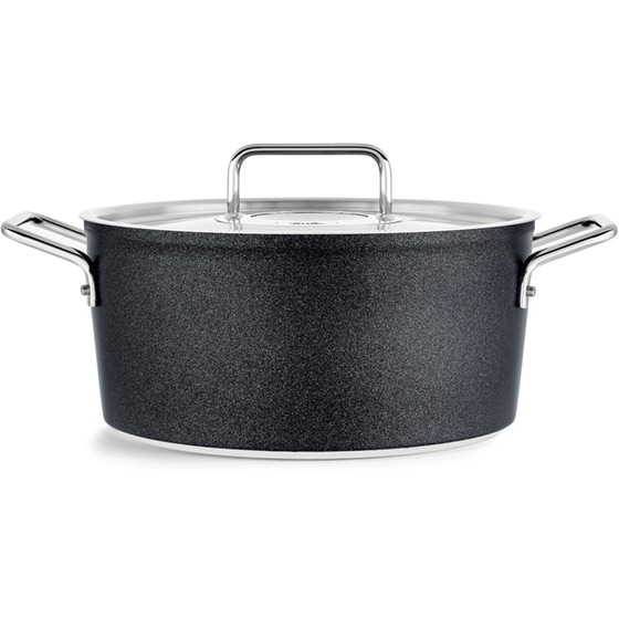 Κατσαρόλα Βαθιά FISSLER ADAMANT από Αλουμίνιο 24 cm 4.9 L - Μαύρο image 0