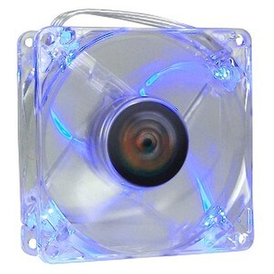 Case Fan Logisys LT400PL 80mm με μονόχρωμο LED φωτισμό image 0