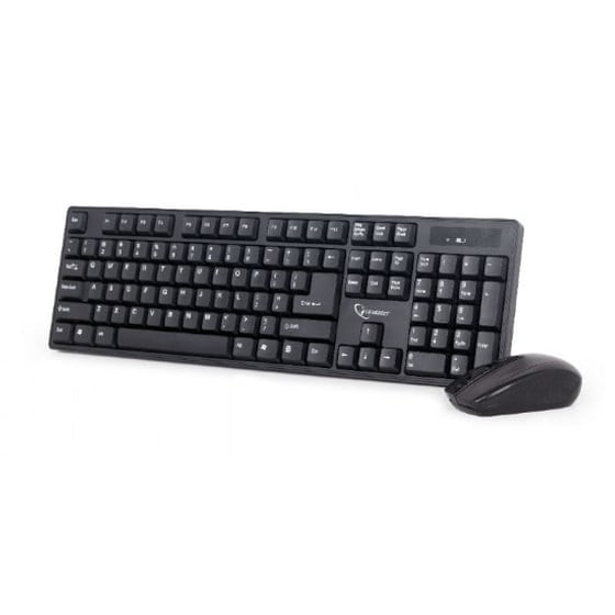 Ασύρματο Πληκτρολόγιο Gembird KBS-W-01 - Μαύρο image 1