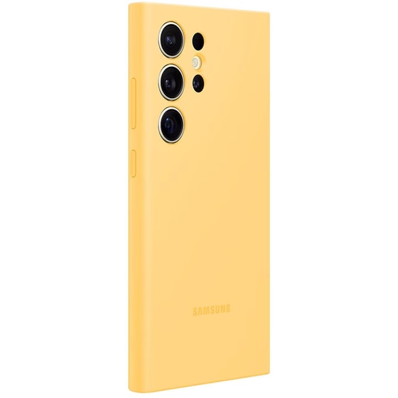 Θήκη Samsung Galaxy S24 Ultra - Samsung Silicone Case - Yellow image 1