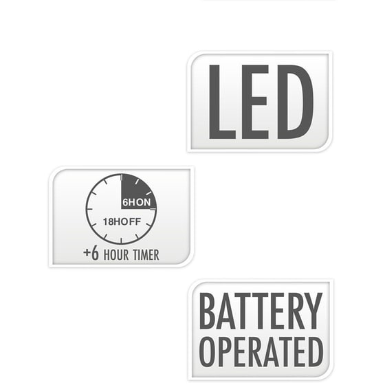 Χριστουγεννιάτικο Δεντράκι SpitiShop 30 LED Gold Tinsel image 1