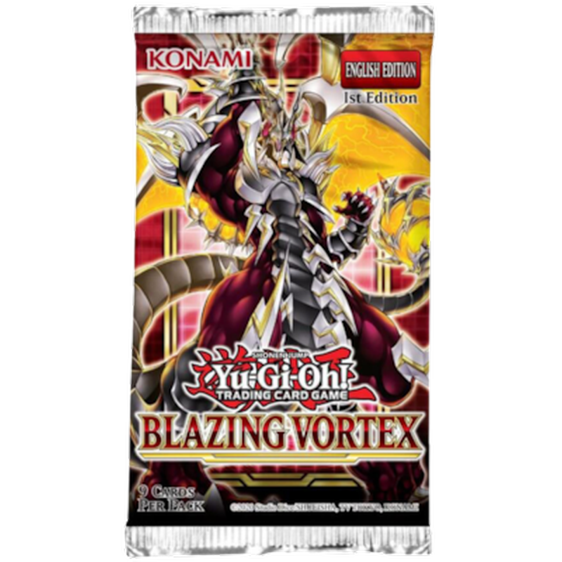 KONAMI Yu-gi-oh! Blazing Vortex Booster (9 cards)