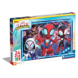 Παιδικό Παζλ Clementoni Maxi Super Color Marvel Spidey Και Οι Απίθανοι Φίλοι Του (24 Κομμάτια)