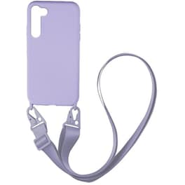 Θήκη Samsung Galaxy S23 - Sonique Carryhang Liquid Silicone Strap - Λιλά