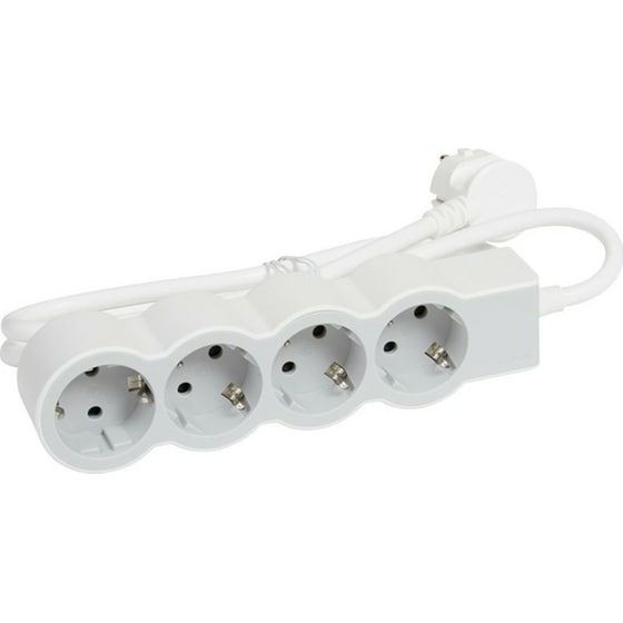 Πολύπριζο Ασφαλείας Legrand Surgearrest 4 θέσεων 5m - White/Grey image 1